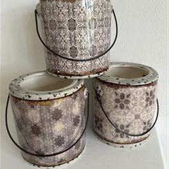 Ceramic Dolomite Pot with Handle  