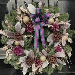 Artificial Christmas  Door Wreath